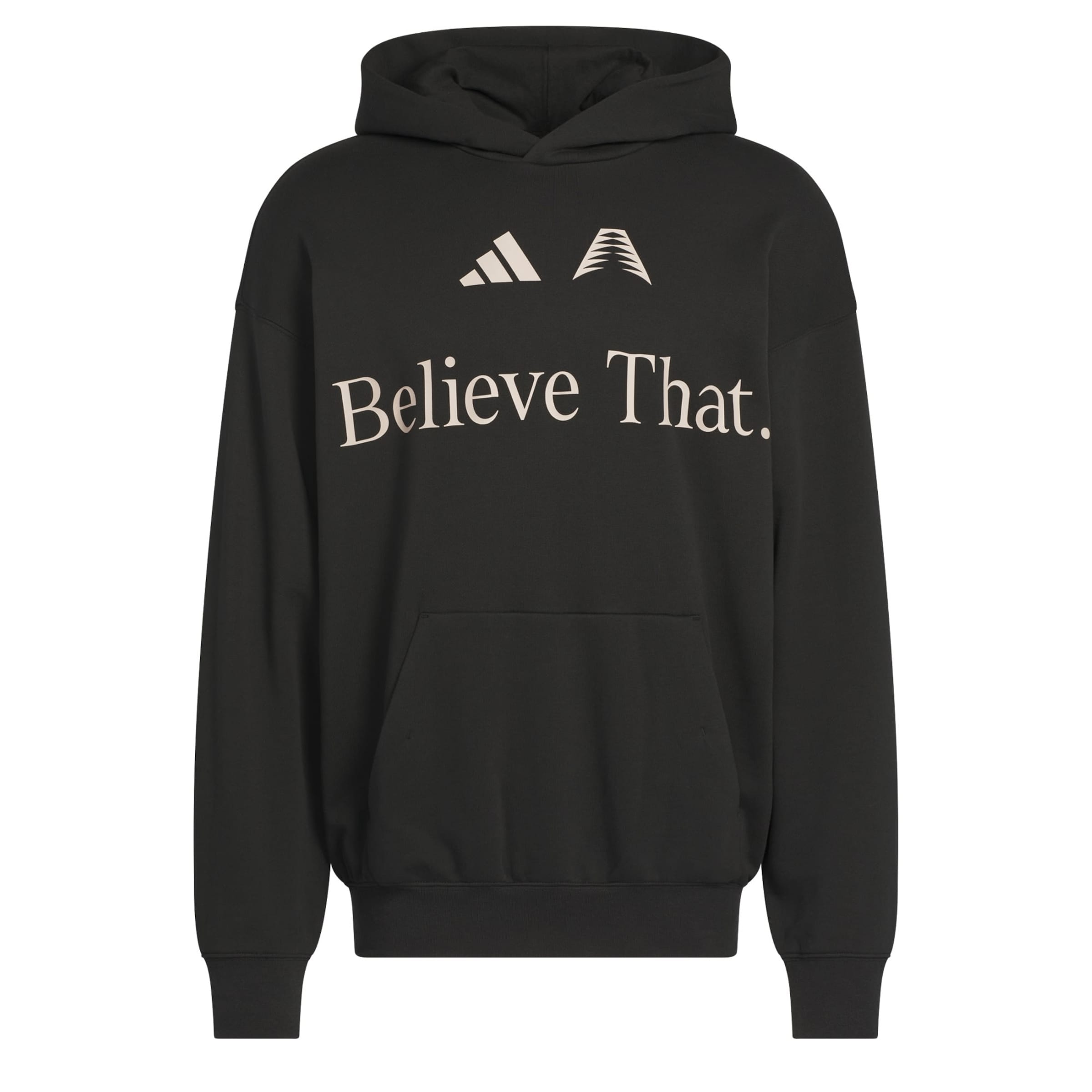 Felpa 'Anthony Edwards Believe That' di ADIDAS ORIGINALS in nero: frontale