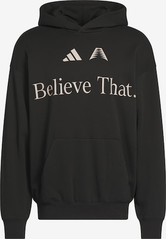 Sweat-shirt 'Anthony Edwards Believe That' ADIDAS ORIGINALS en noir : devant