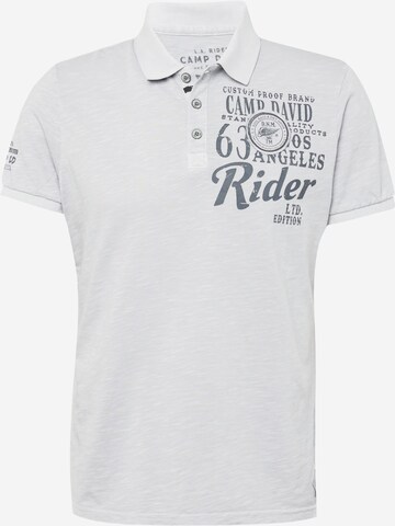 T-Shirt 'Road Rebel' CAMP DAVID en bleu : devant