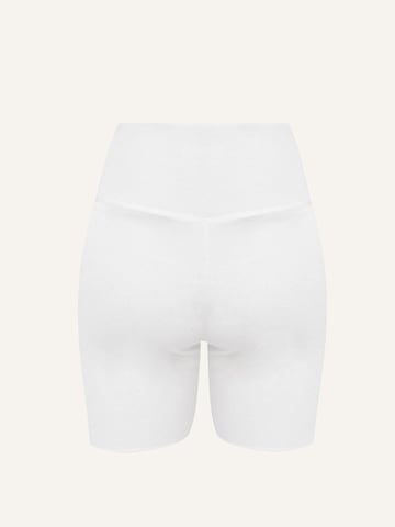 ZUBEK Slimfit Leggings 'Bike' in Weiß