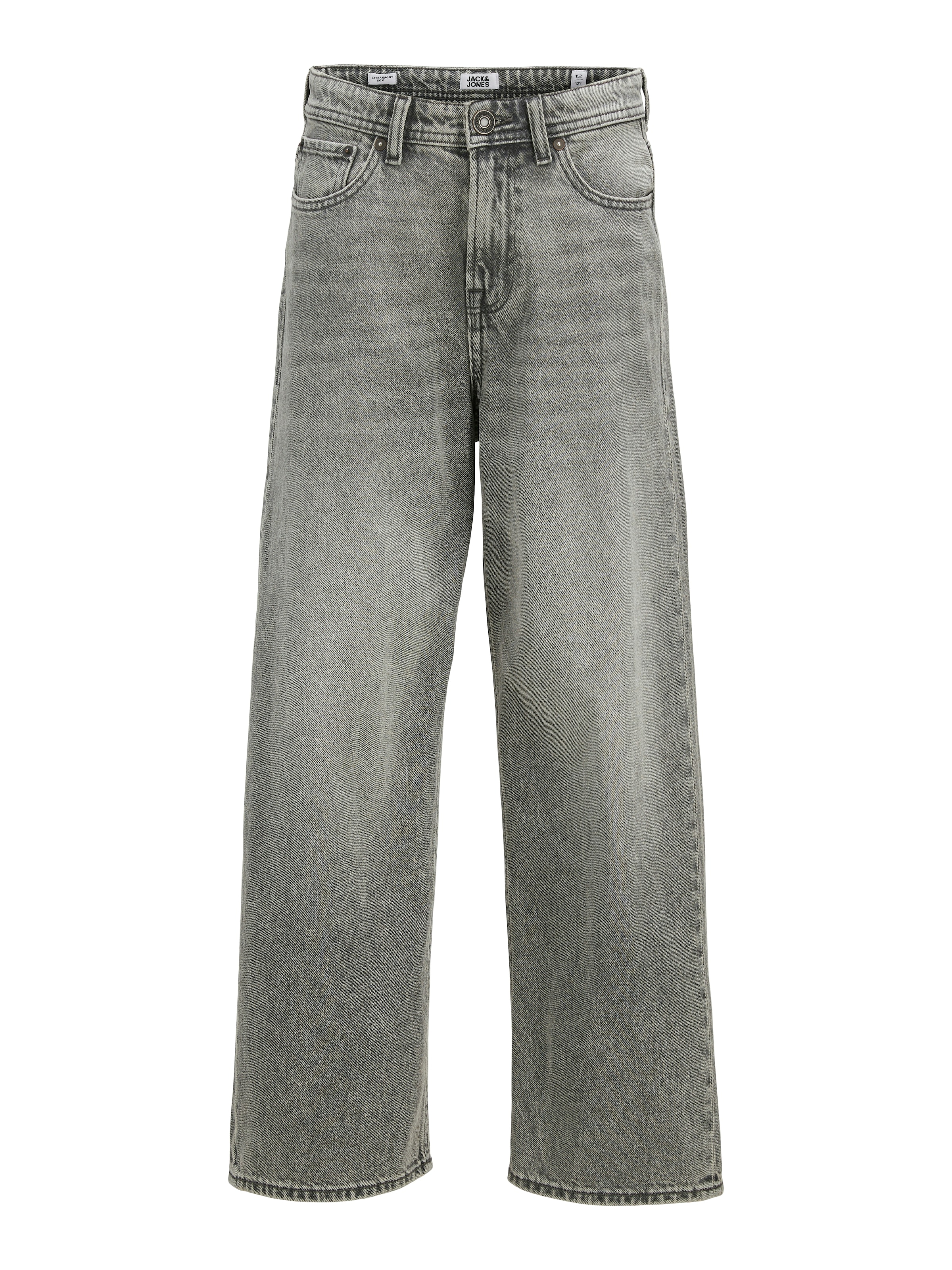 Jack & Jones Junior - Loosefit Vaquero 'JJIron JJOriginal' en gris: frente