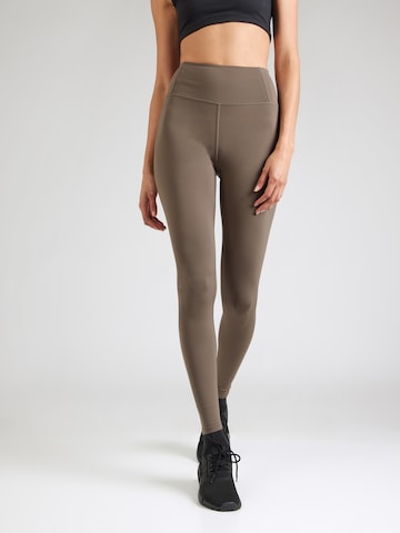 Girlfriend Collective Skinny Fit Спортен панталон 'FLOAT' в бежово: отпред