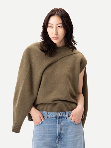 GOBI Cashmere Pullover 'Cashmere Crewneck Twin Set'‌‌‌‌‌‌‌‌‌ in Grün