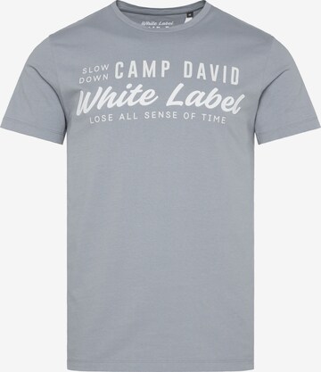 CAMP DAVID Shirt in Grau: predná strana