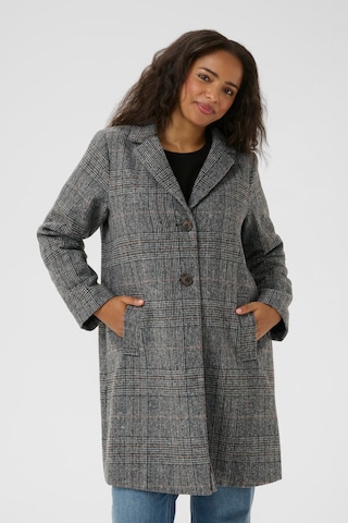 KAFFE CURVE Jacke 'KCvianna' in Grau: Vorderseite