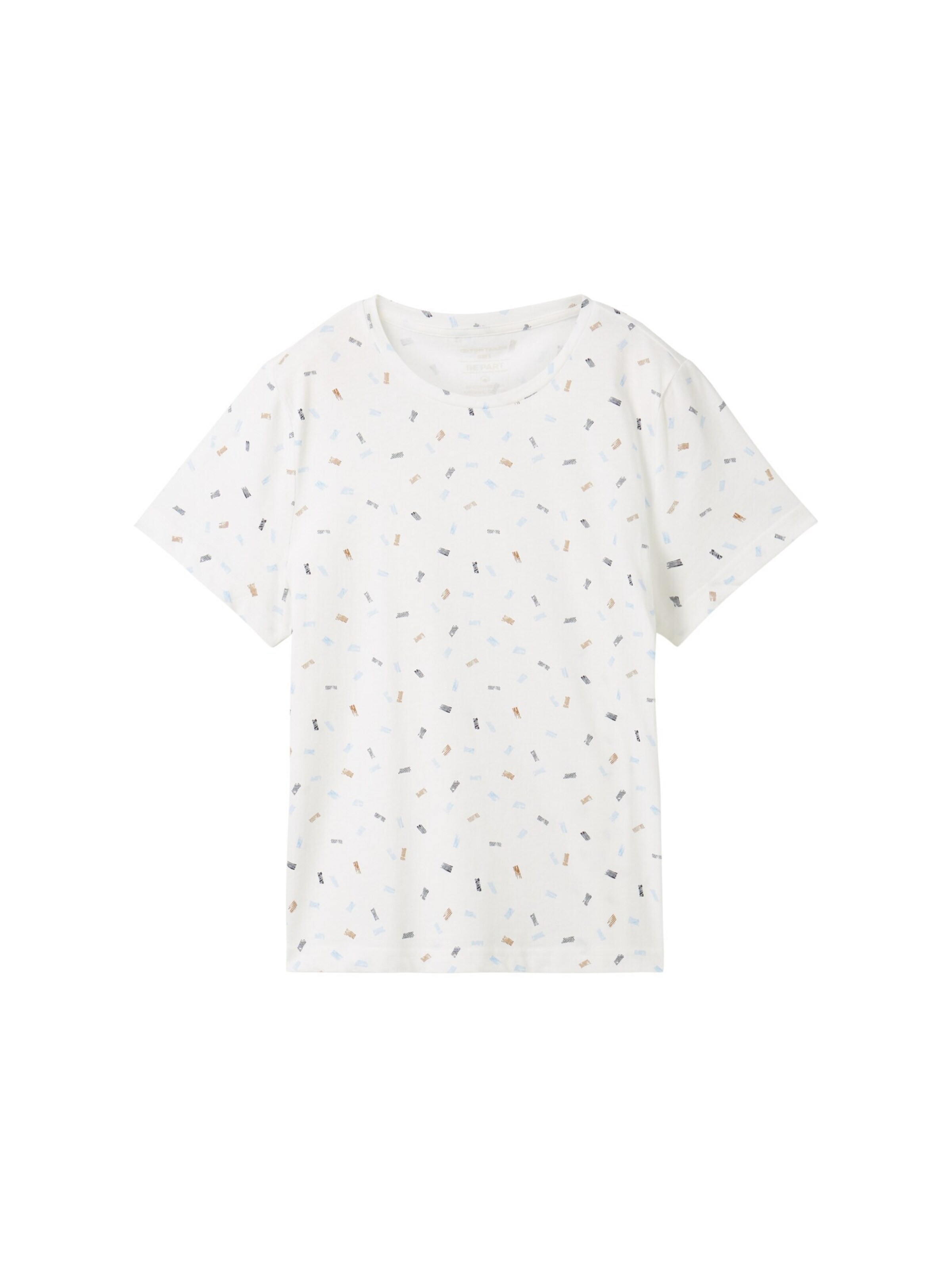 T-shirt TOM TAILOR en blanc : devant