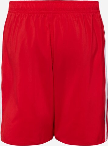 ADIDAS SPORTSWEAR Athletic Swim Trunks '3-Stripes Clx' in Red