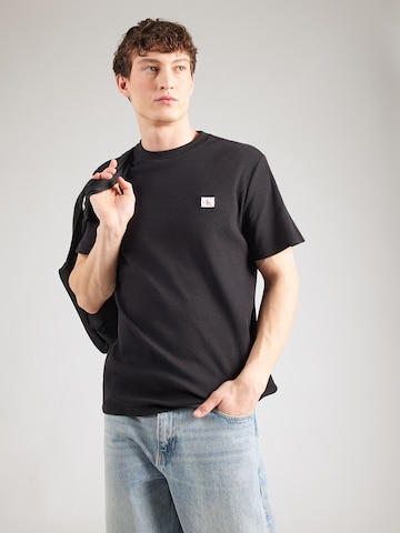 Calvin Klein Jeans T-Shirt in Schwarz: Vorderseite