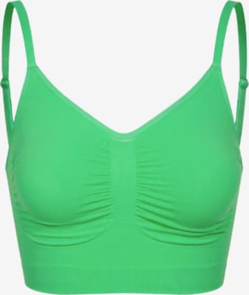 cfab by creamy fabrics Bra 'Comfort Bralette' in Green: front