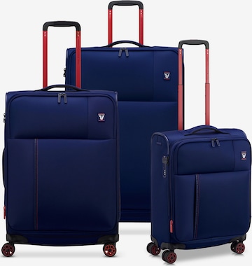 Roncato Suitcase Set 'Move' in Blue: front