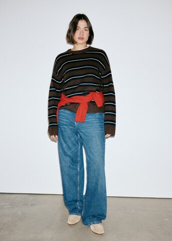 MANGO Sweater 'MARINA' in Brown: front