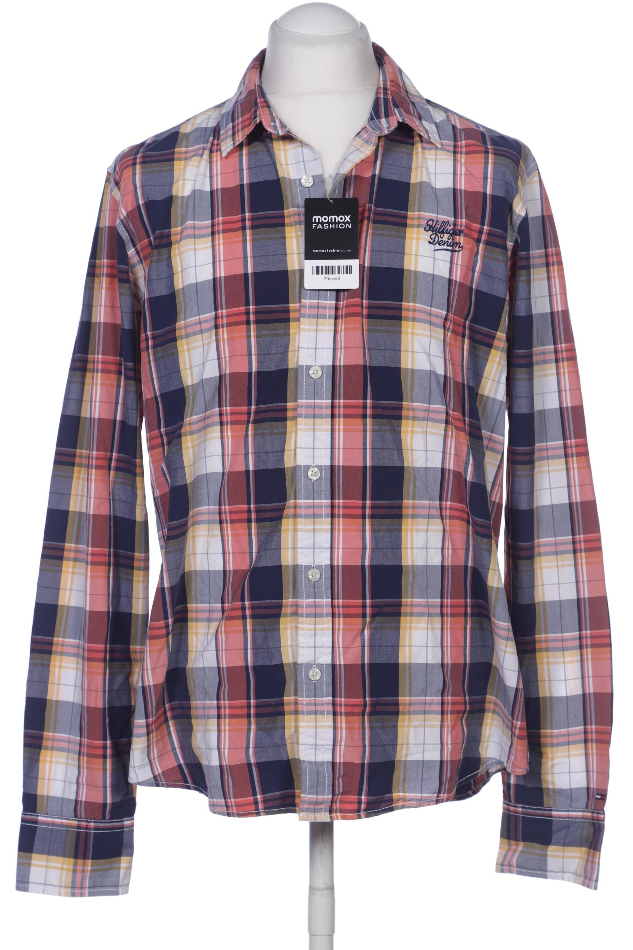 Tommy Jeans Button Up Shirt in XL in Mixed colors: front