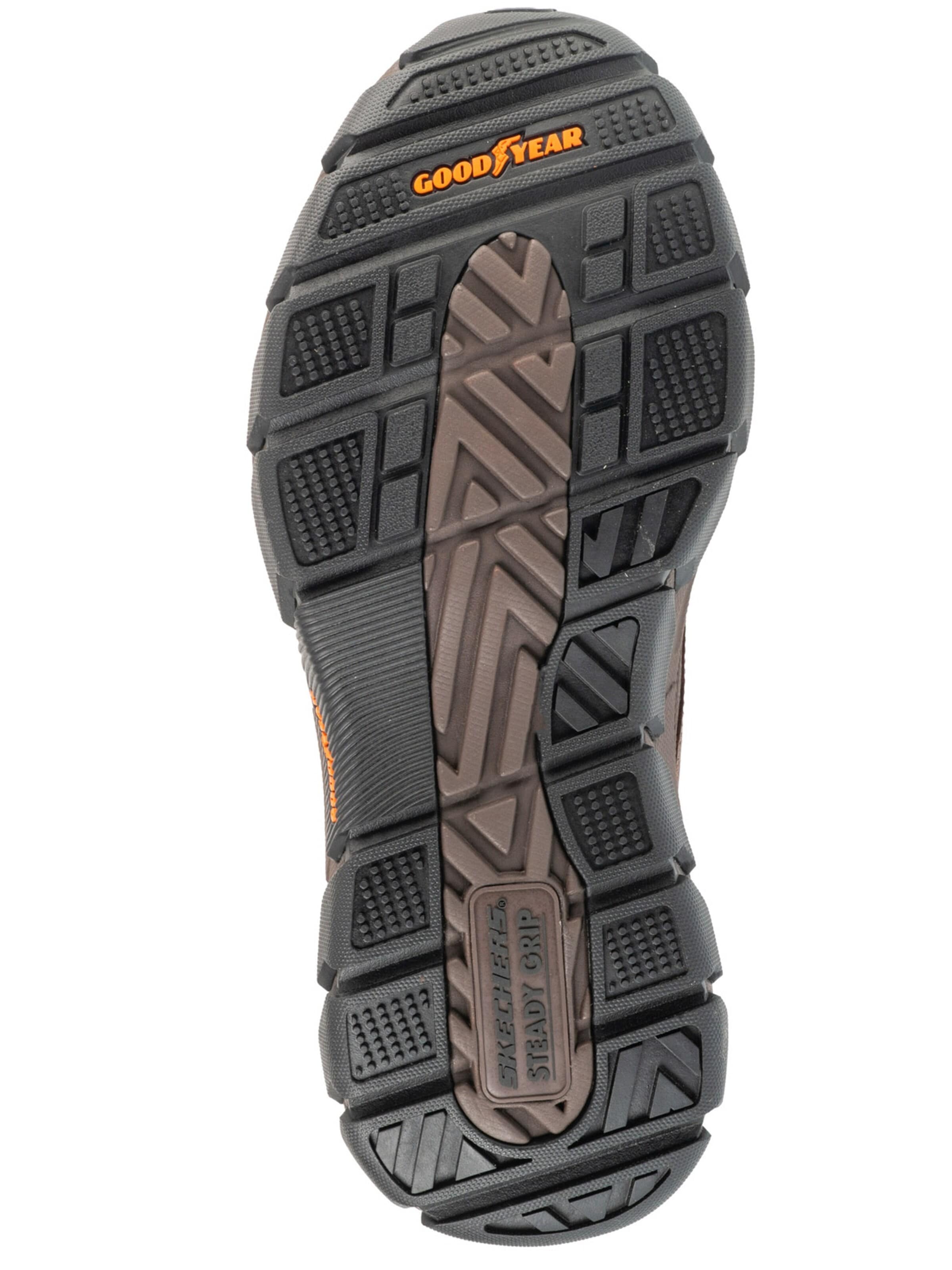 SKECHERS Sneakers laag 'Respected - Garrett' in Bruin