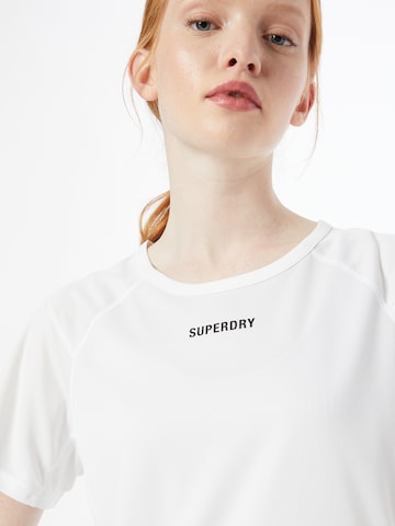 Superdry Funktsionaalne särk, värv valge