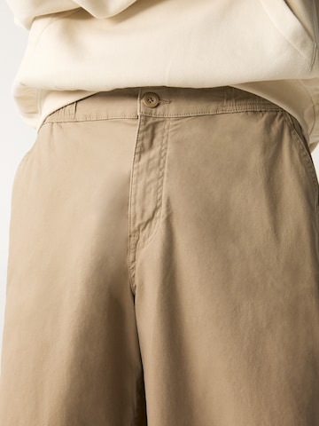 Pull&Bear Loosefit Broek in Beige
