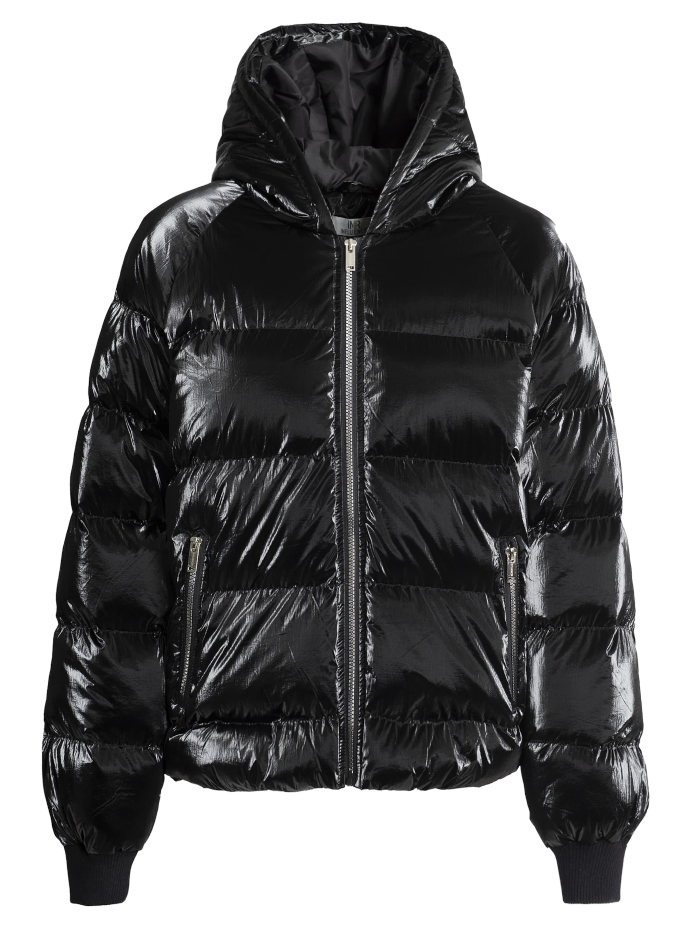 juoda Influencer Žieminė striukė: priekis