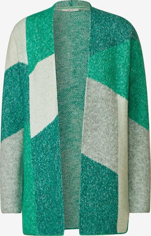 CECIL Knit Cardigan in Green: front