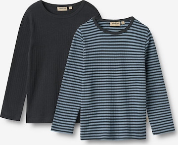 WHEAT Shirt 'Stig' in Blau: Vorderseite