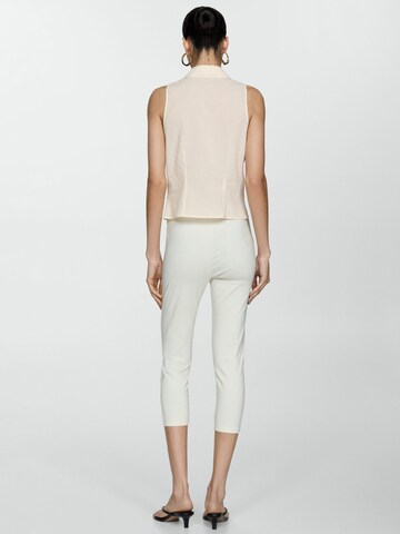 MANGO Bluse 'CUTE' in Beige