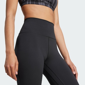 ADIDAS PERFORMANCE Flared Workout Pants 'All Me' in Black