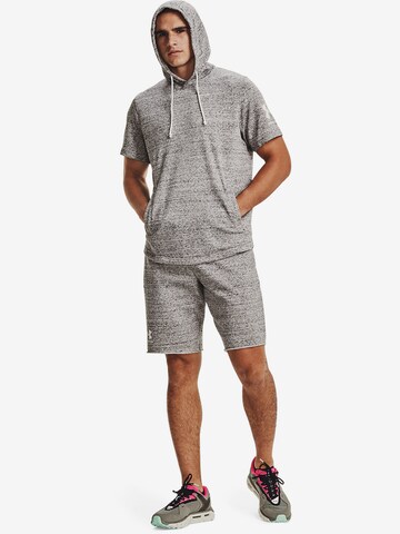 UNDER ARMOUR Regular Sportshorts 'Rival Terry' in Grau