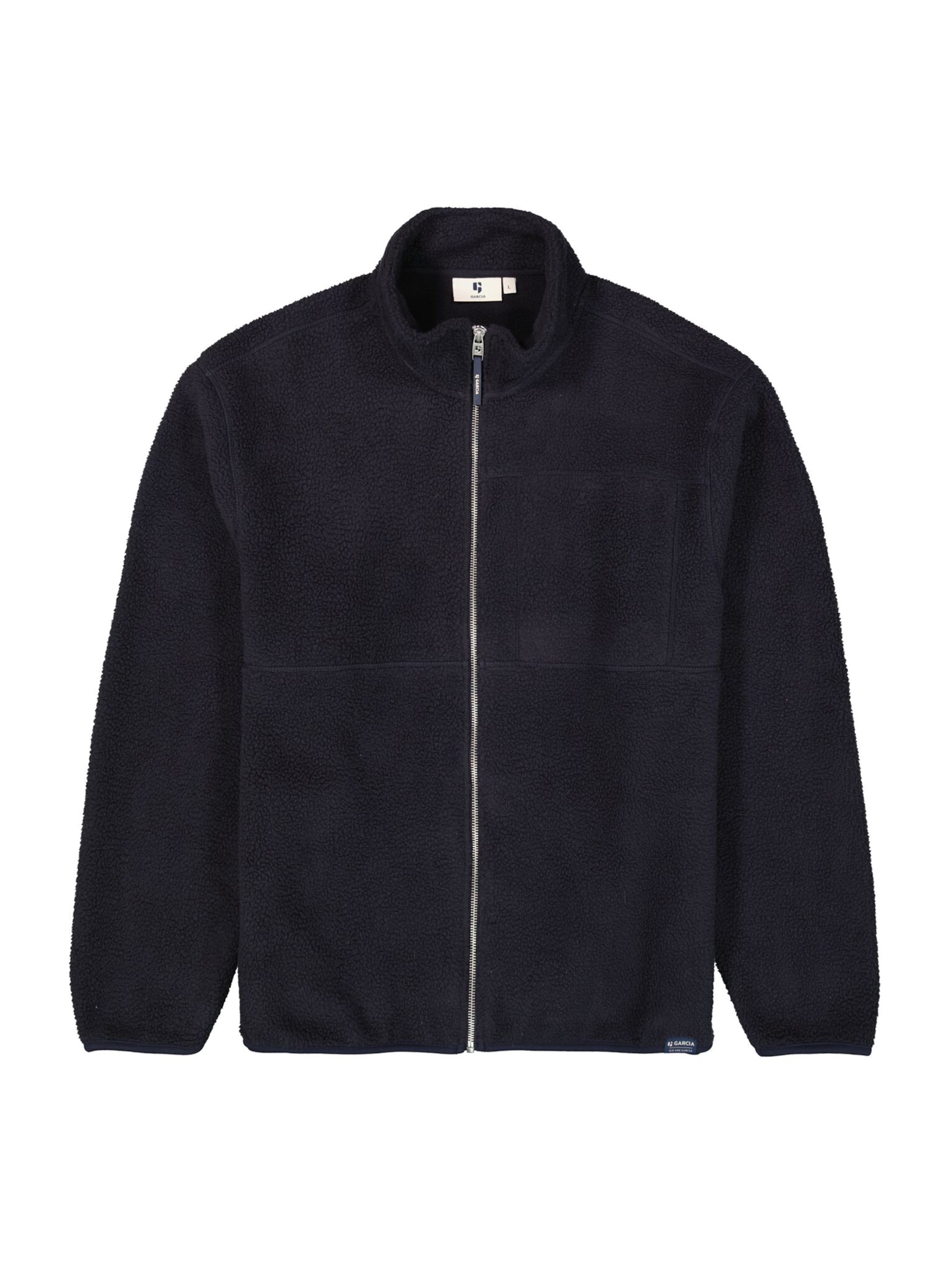 GARCIA - Sudadera con cremallera en azul: frente