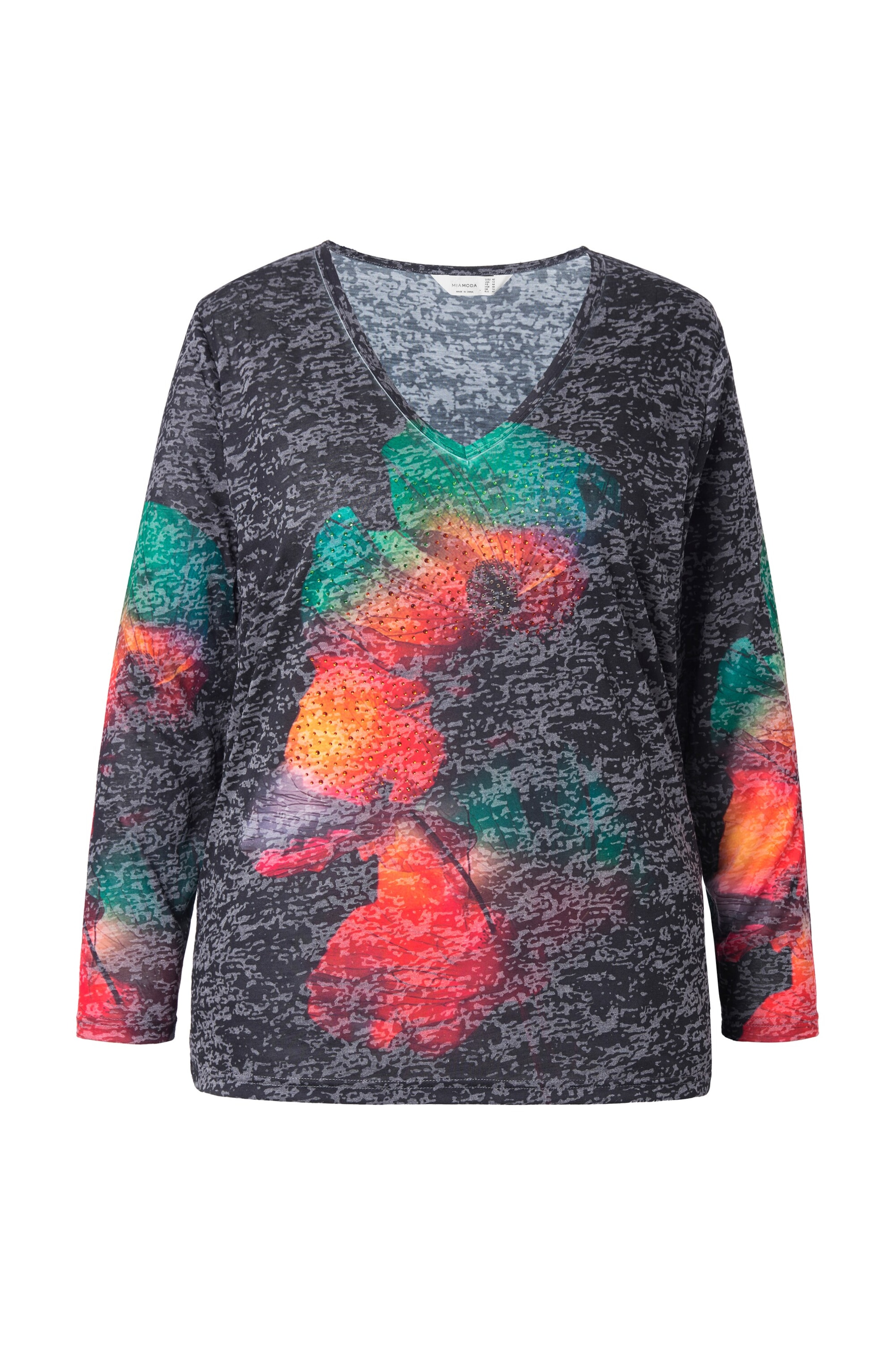 MIAMODA Shirt in Schwarz: Vorderseite