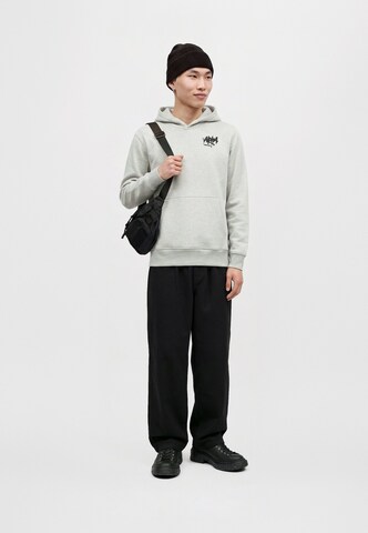 Felpa 'Signature' di ALPHA INDUSTRIES in grigio