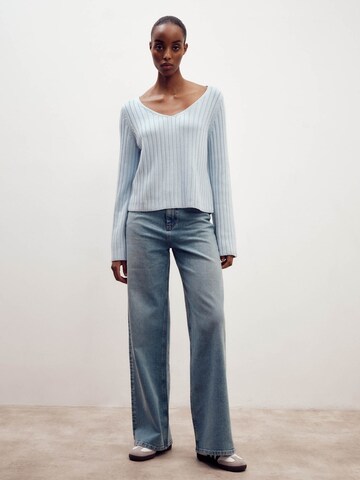 ABOUT YOU x Marie von Behrens Sweater 'Fenja' in Blue