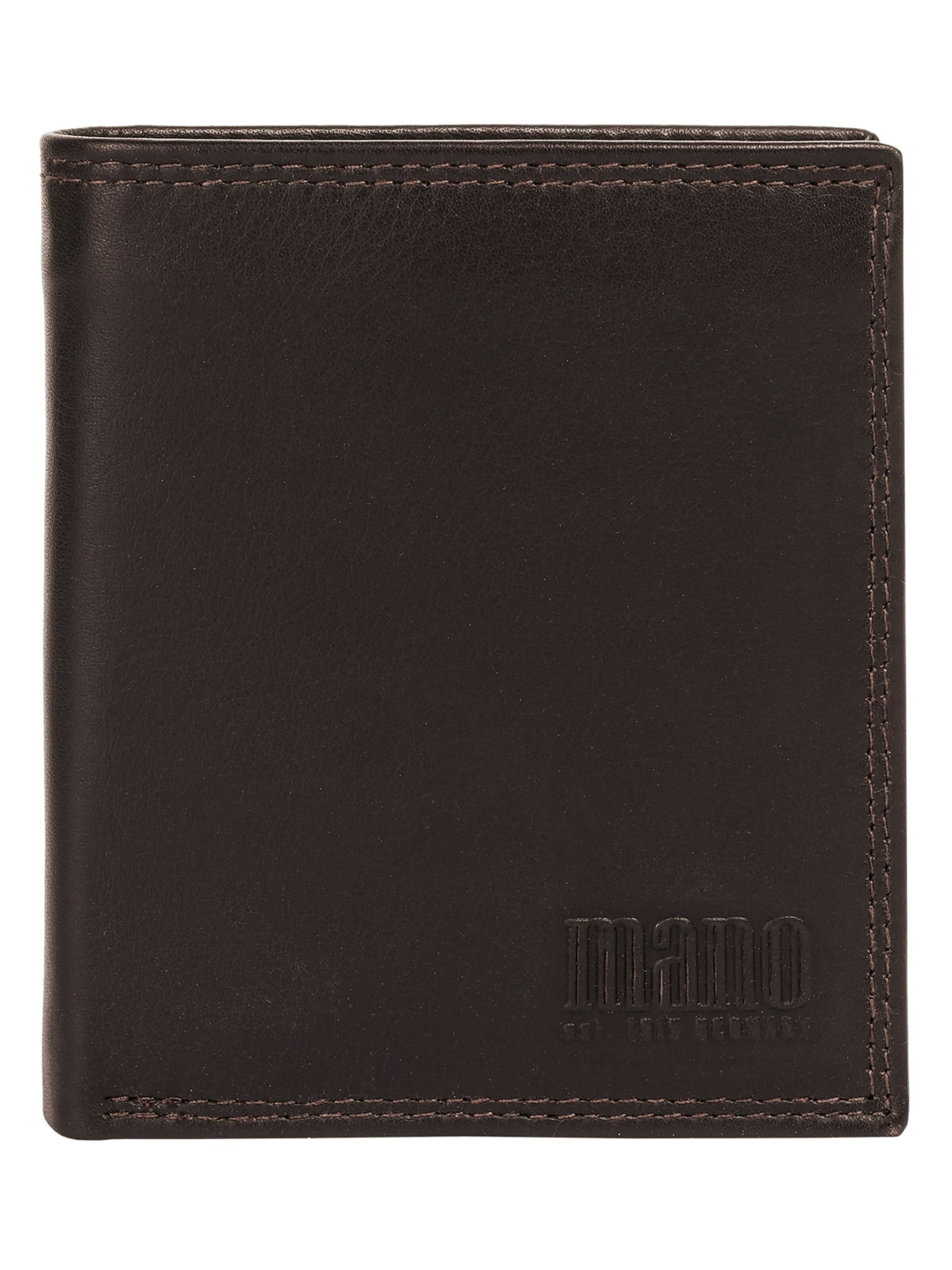 mano Wallet 'SUTURA' in Brown: front