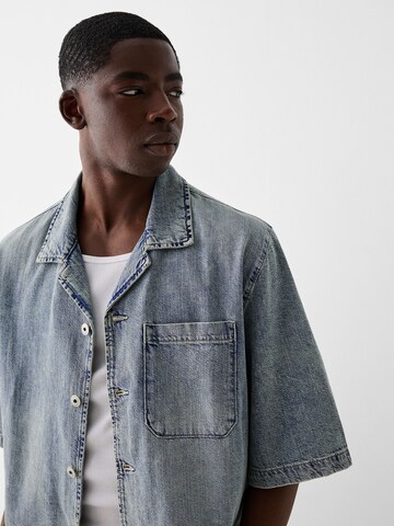 Comfort Fit Cămașă de la Bershka pe albastru