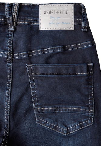 CECIL Slimfit Jeans im Slim Fit in Blau
