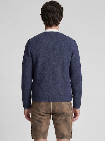 SPIETH & WENSKY Knit cardigan 'Klemens' in Blue
