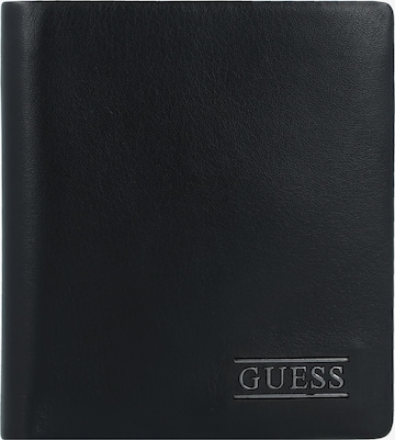 GUESS Wallet 'NEW BOSTON' in Black: front