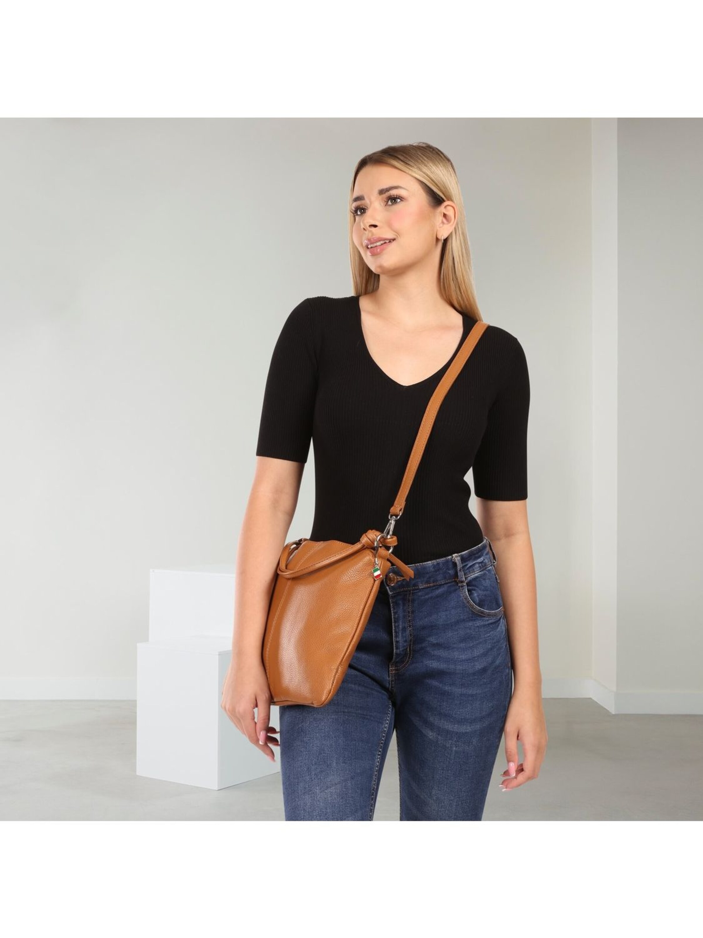 Sac bandoulière Florence en marron