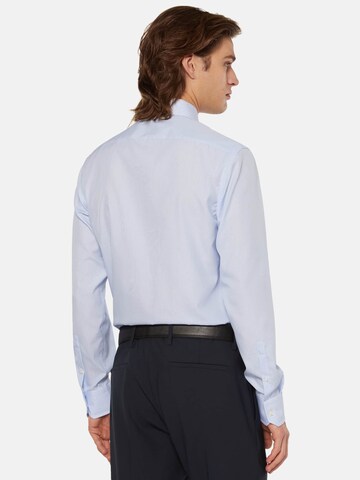 Coupe slim Chemise business Boggi Milano en bleu