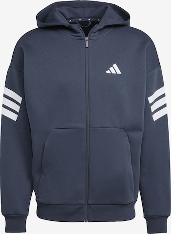 ADIDAS SPORTSWEAR Αθλητική ζακέτα φούτερ 'FI' σε μπλε: μπροστά