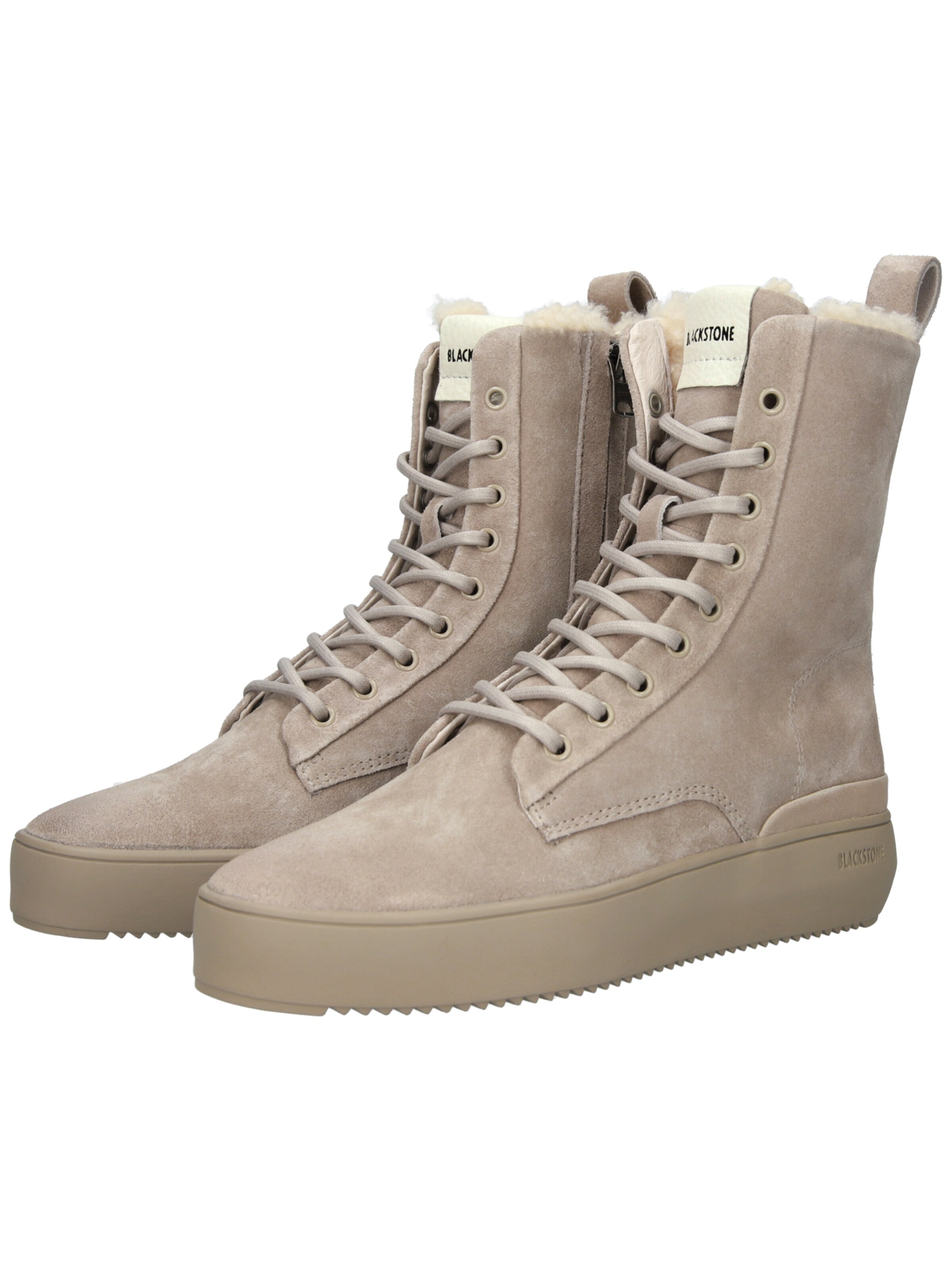 BLACKSTONE Sneakers hoog 'NORA' in Grijs