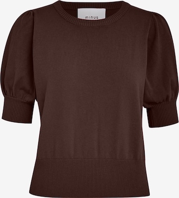 minus Toppi ' MSLiv Knit Tee ' värissä lila: etupuoli