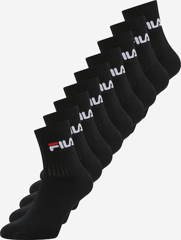 FILA Athletic Socks in Black: front