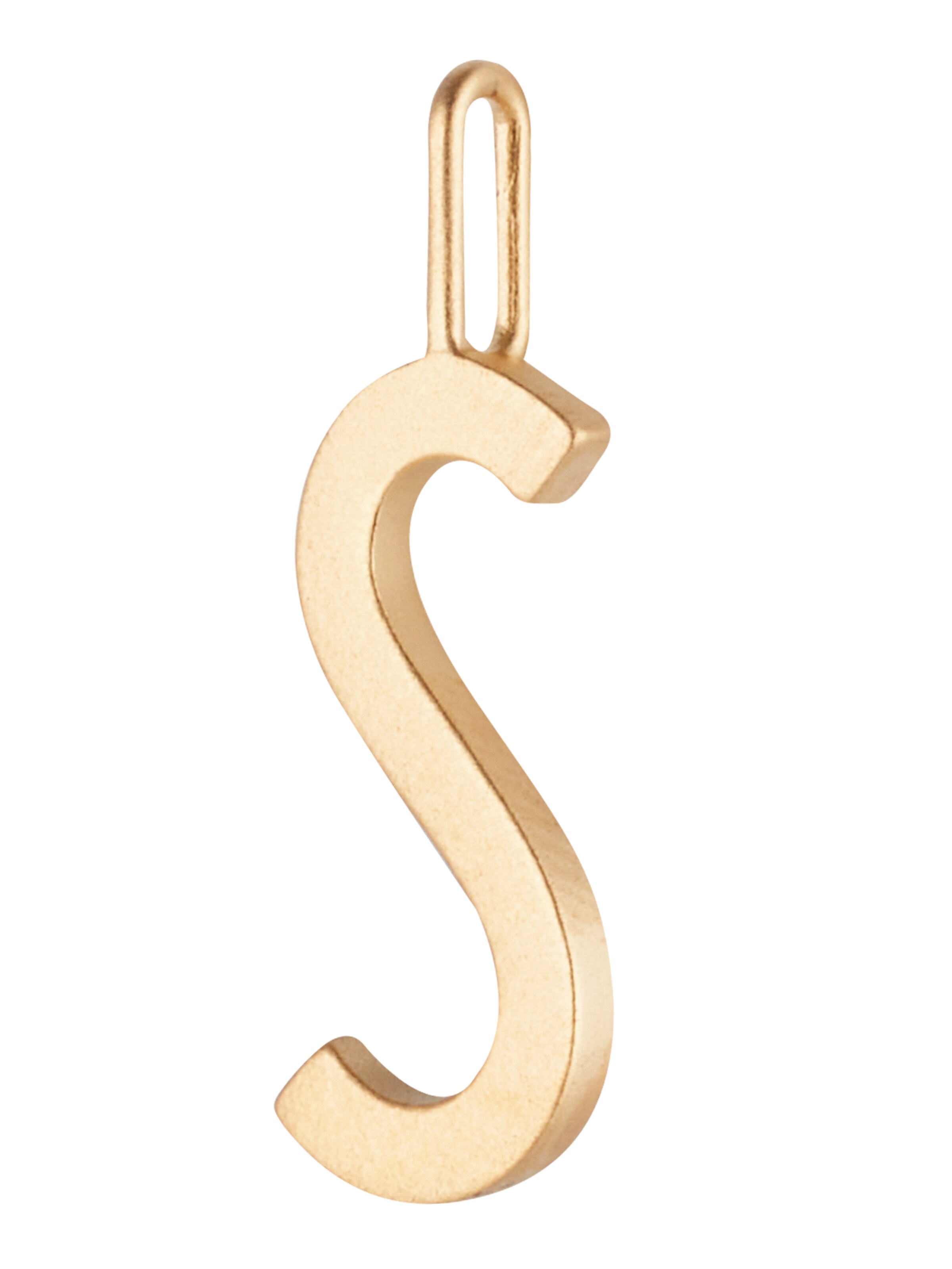 Design Letters Hangers in Goud: voorkant