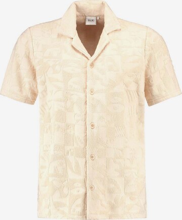 Shiwi Comfort Fit Skjorte 'TOWELING' i beige: forside