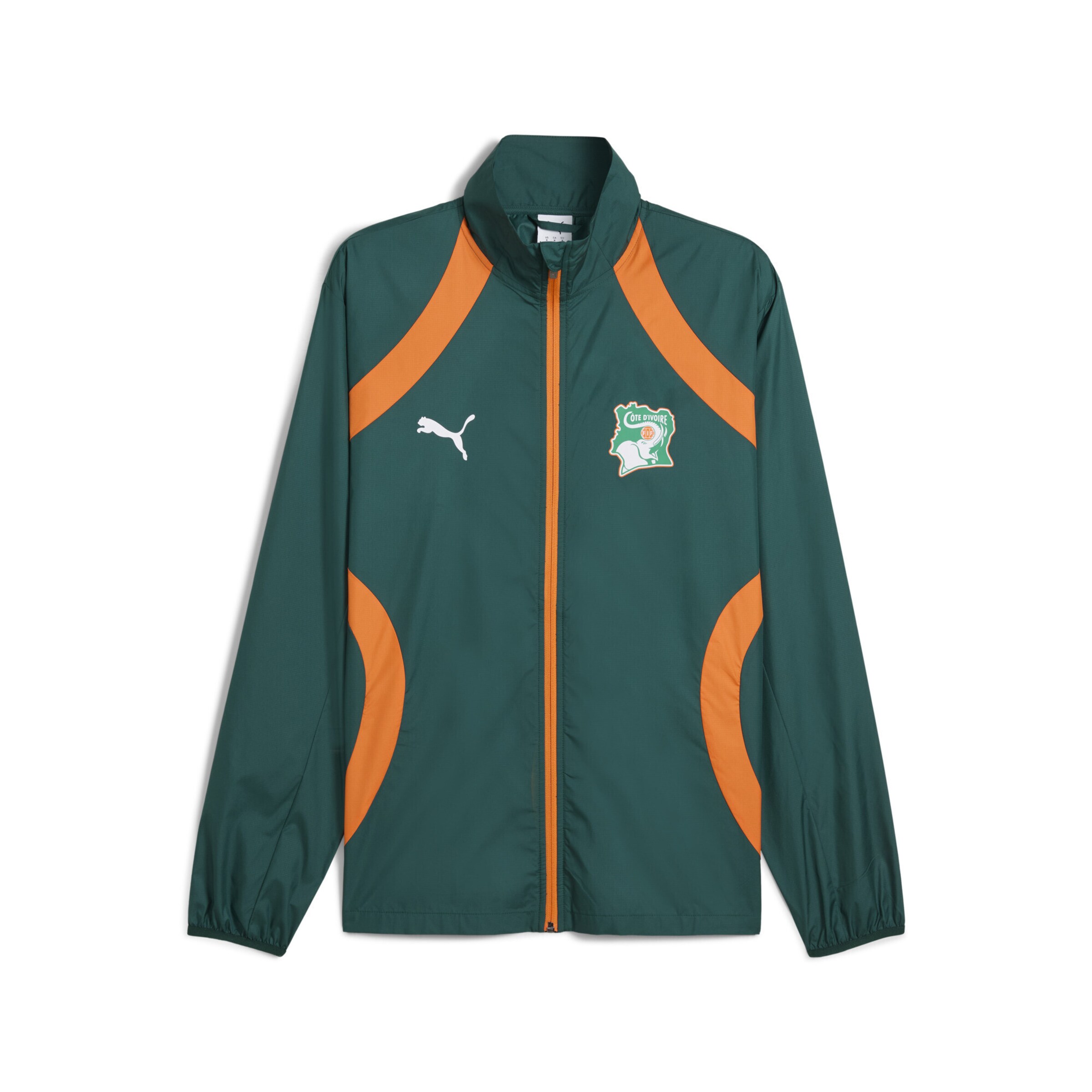 PUMA Training Jacket in Green: front