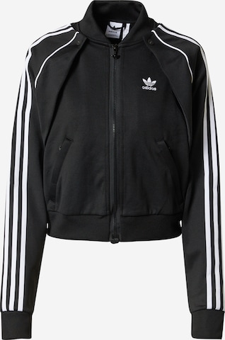 ADIDAS ORIGINALS Sweat jacket 'Always Original Sst' in Black: front