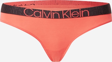 Calvin Klein Underwear String in Oranje: voorkant
