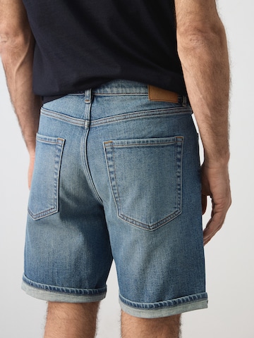 MANGO MAN Slimfit Farkut 'Rock' värissä sininen