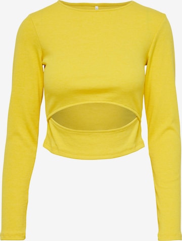 ONLY Tričko 'TRINA' – žlutá: přední strana