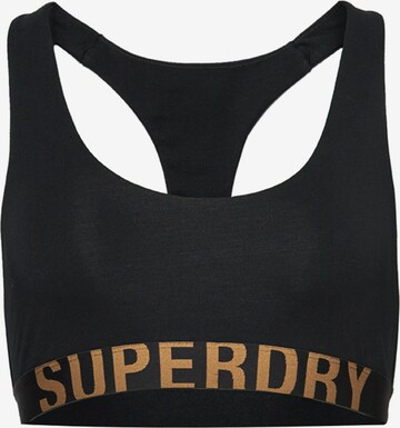 Superdry Sports Bra in Black: front