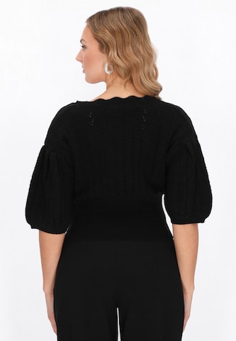 faina - Cárdigan en negro