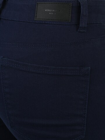 Vero Moda Petite Skinny Jeans 'HOT SEVEN' in Blau